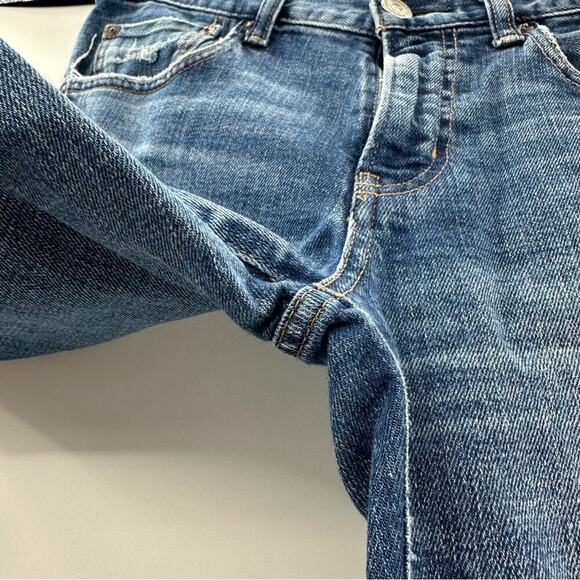 Moussy Vintage Glendele Skinny Leg Distressed Raw Hem Jeans Sz 27 - Picture 6 of 13